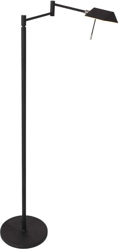 Stehlampe - Retina - schwarz - glas metall - - Steinhauer