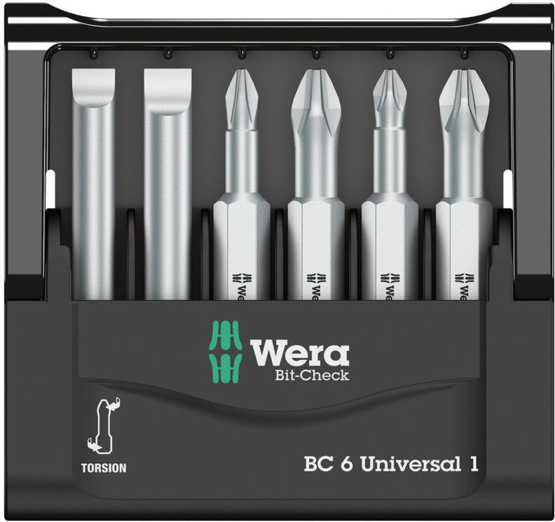Bit-Satz Bit-Check 6 Universal 1 Wera