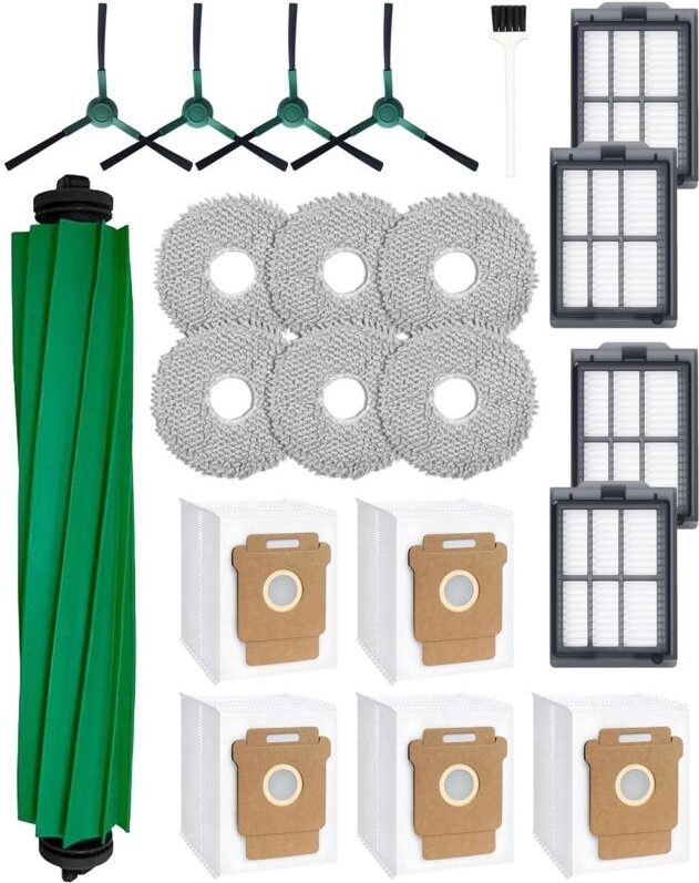 21 Zubehör-Sets für iRobot Roomba Plus 405/505 Kombi-Roboterstaubsauger: 1 Hauptbürste, 4 Seitenbürsten, 4 HEPA-Filter, ...