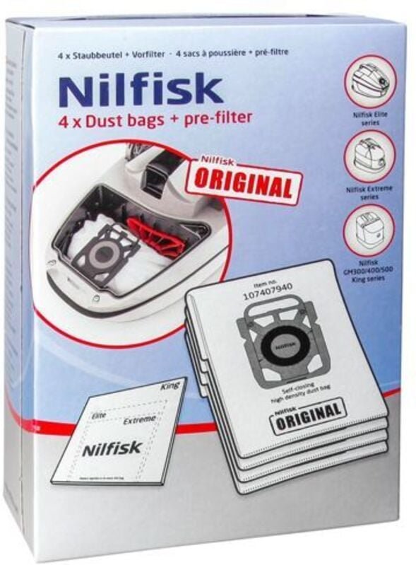 107407940 Staubsaugerbeutel 4 St. - Nilfisk