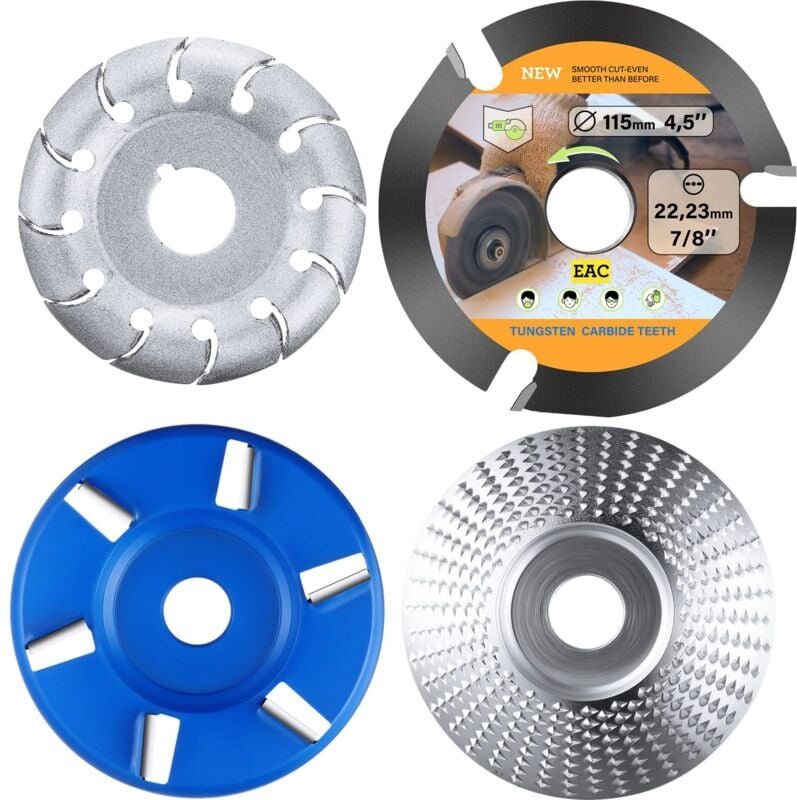 Woodworking Tea Plate Knife Four Piece Set Angle Grinder Accessories Woodworking Spatula Repair Knife