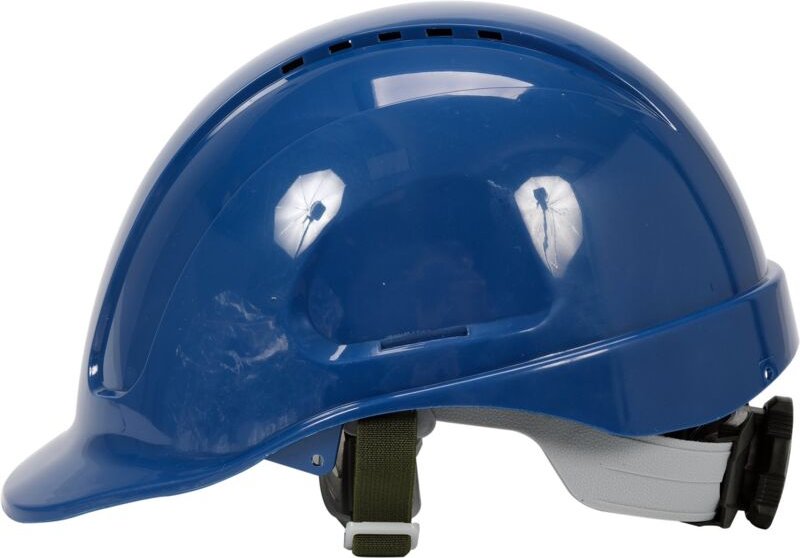 Casque de sécurité bleu en ABS haute compression