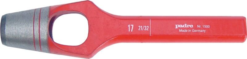 Henkellocheisen Loch-D.30mm rot PAFFRATH