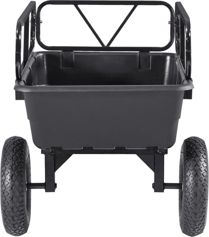 Mophorn Kippanhänger, 226,8 kg, ATV-UTV-Transportanhänger, Anhänger mit 40,64 cm Reifen, Handzug oder Fußpedal, robuster...