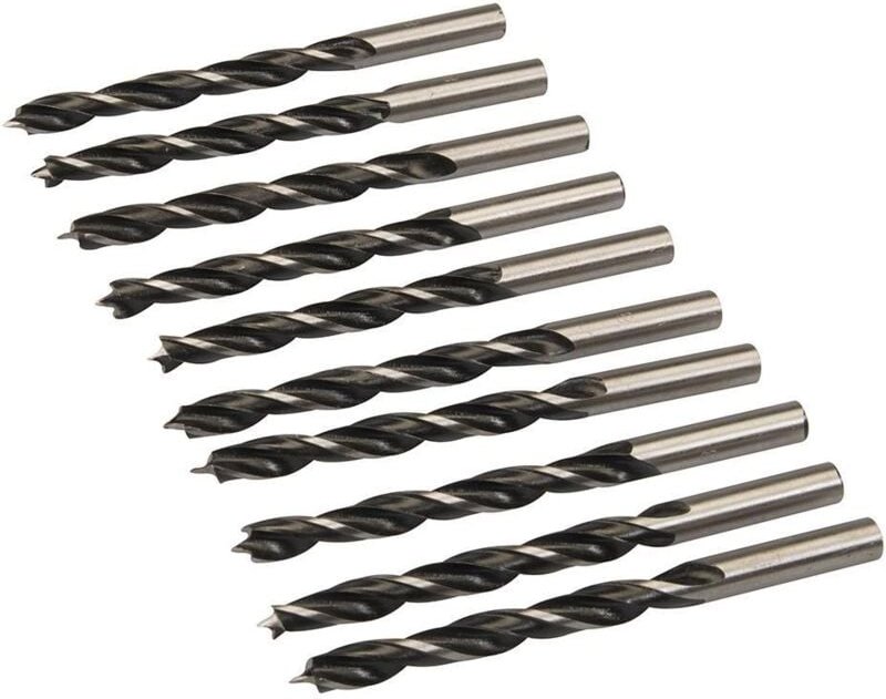 10 x Holzspiralbohrer mit Zentrierspitze 8mm