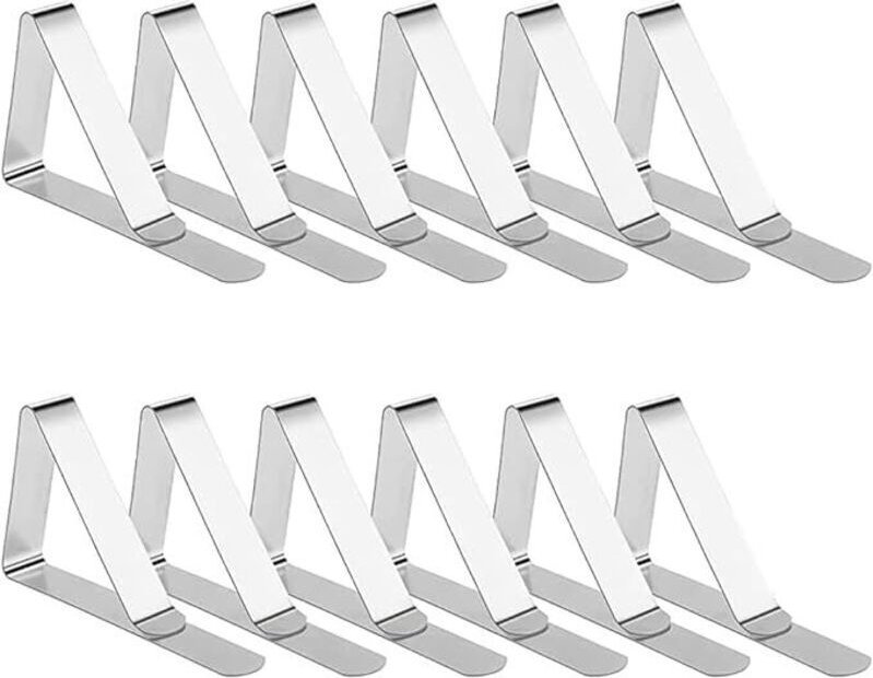 Tischdeckenclips aus Edelstahl, verstellbare Tischdeckenclips für den Außenbereich, Tischdeckenbefestigungen für Küche, ...