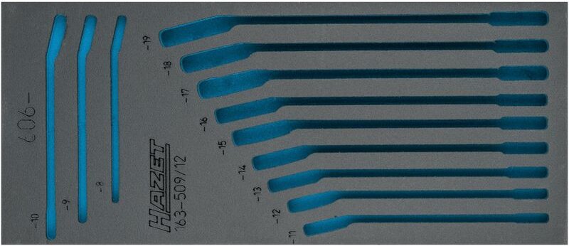 Thumbnail - 2-Komponenten Weichschaumeinlage 163-509L ∙ l x b: 392 mm x 172 mm