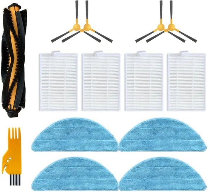 Für Kabum Smart 500 / 700 Ersatz Teile Zubehör Wichtigsten Seite Pinsel Hepa-Filter Mopp Tuch