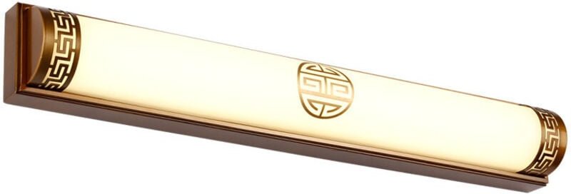 48 cm Spiegelfront-Wandlampe, Retro-LED-Wandlampe, 20 W, goldener Lampenkörper, warmweißes Licht