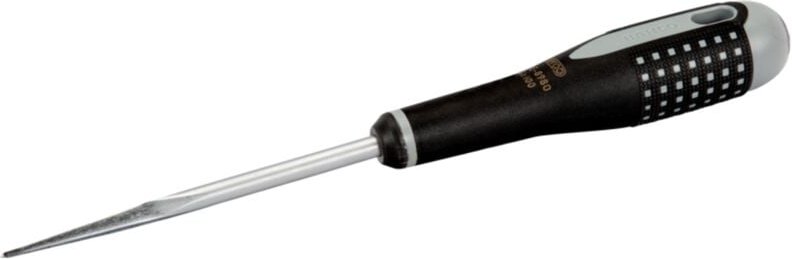 Bahco ERGO Vorstecher, Spitze Vierkant mit Gummigriff zum Vergrößern und Bohren von Löchern, 6 mm x 100 mm