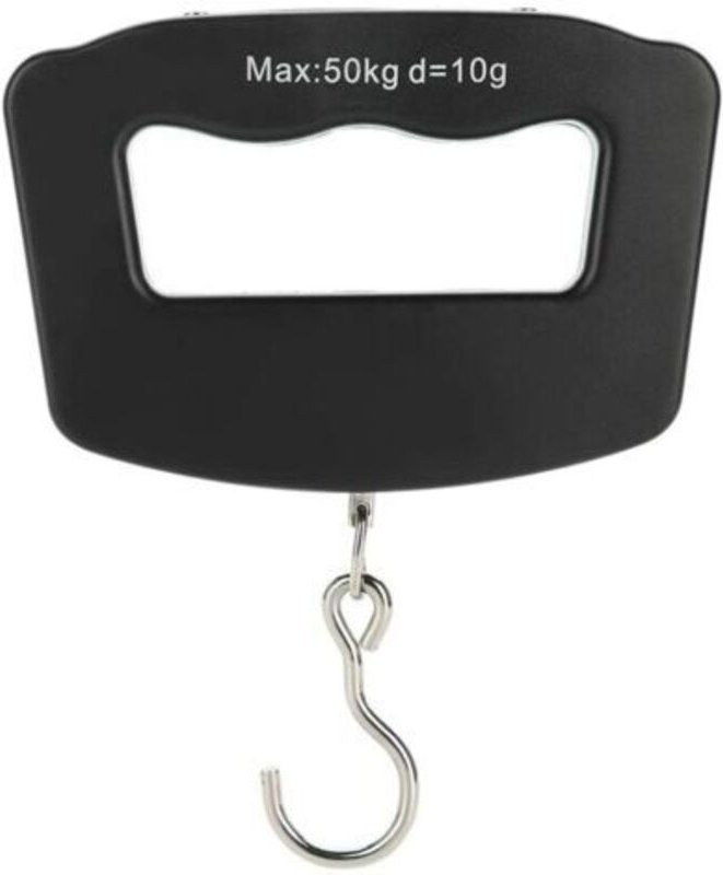 Digitale Gepäckwaage 50 kg / 10 g, tragbare Reisegepäckwaage, Angelwaage, Kofferwaage für Reisen, Einkaufen und Zuhause