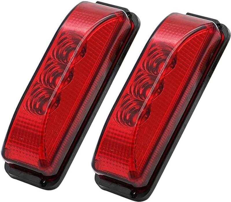 Wasserdichte Seitenmarkierungsleuchte, 2 Stück LED-Seitenmarkierungsleuchte, Anzeige 12 v, automatische Seitenmarkierung...