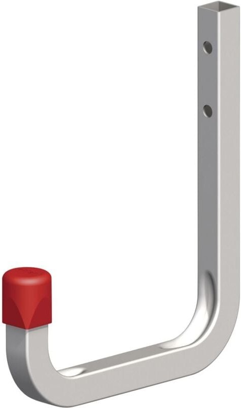 Wandhaken t 15 x h 21 cm Stahl verzinkt rot Haken Universalhaken - Alfer