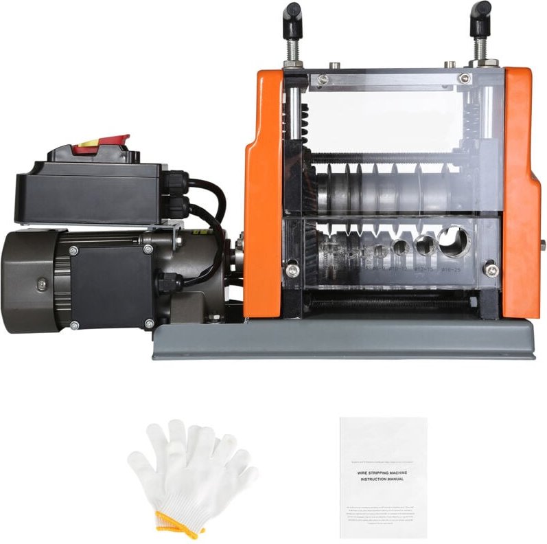 Thumbnail - Mophorn - Automatische Abisoliermaschine von 0,06 bis 0,98 Zoll elektrischer Kabelabisolierer, 60 w, Drahtschäler mit Ti...