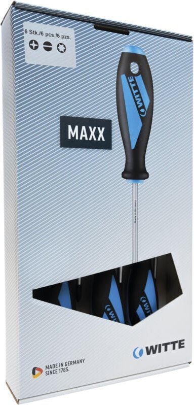 Maxx Schraubendreher-Sets Flat Bits & pz (x6) Witte 653864