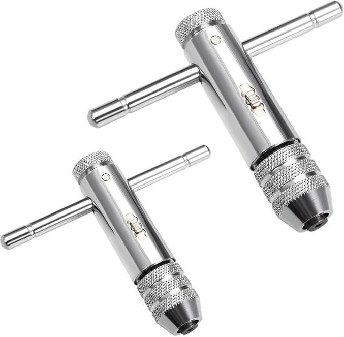 Stücke Ratschen-Windeisen Verstellbarer T-Griff Ratschen-Windeisenhalter M3-M8/M5-M12 Gewinde-Windeisen Handgewindeschne...