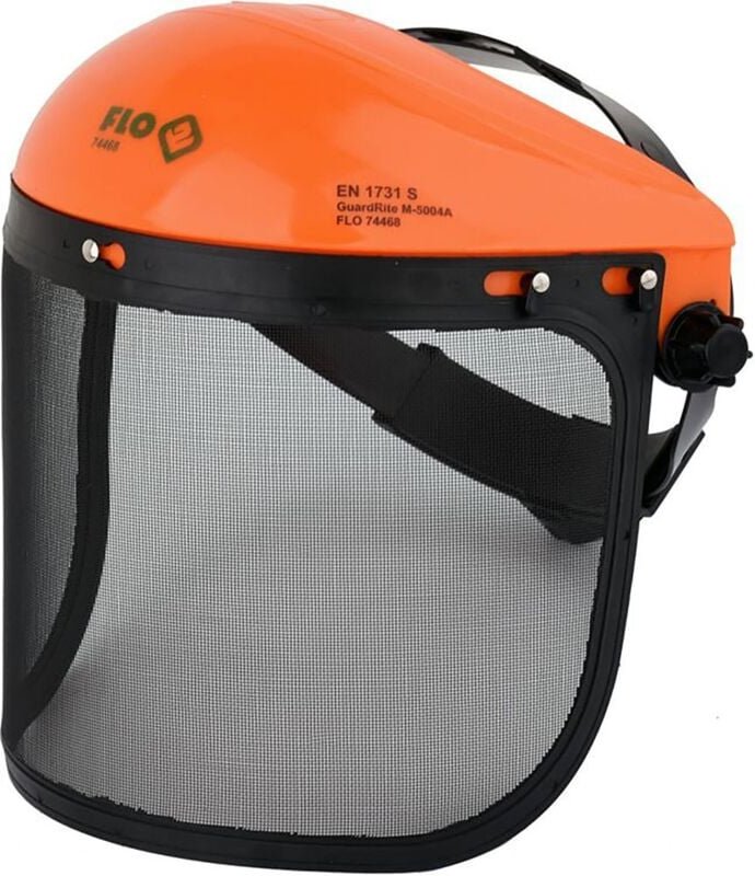 Universal Gesichtsschutz mit Metallschutzgitter Netzvisier Rasentrimmer Trimmer Motorsense Freischneider Maschenvisier