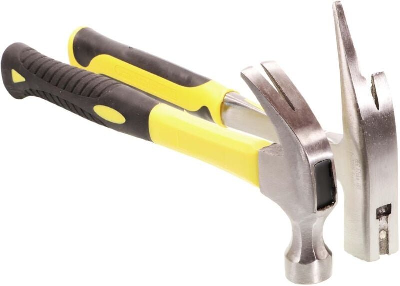 Easy Work - 2er Set Klauenhammer Latthammer Zimmermann Lattenhammer Set