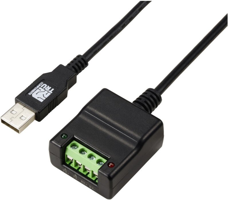 TRU COMPONENTS TC-KW-190 Seriell Umsetzer USB, RS-485, RS-422 Anzahl Eingänge: 1 x Anzahl Ausgänge: