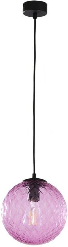 Licht-erlebnisse - Pendelleuchte Kugel Schirm ø 21 cm E27 Glas Hängelampe Küche Hängeleuchte Esszimmer