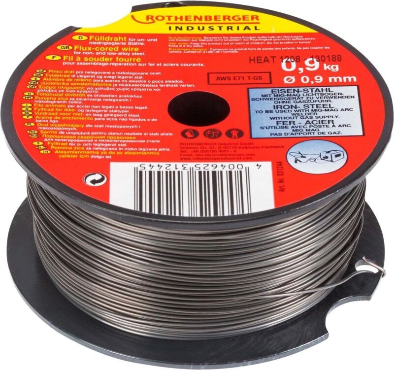 Thumbnail - Rothenberger - Fülldraht 0,09 cm 0,9 kg für un-/niedriglegierten Stahl Schweißzubehör