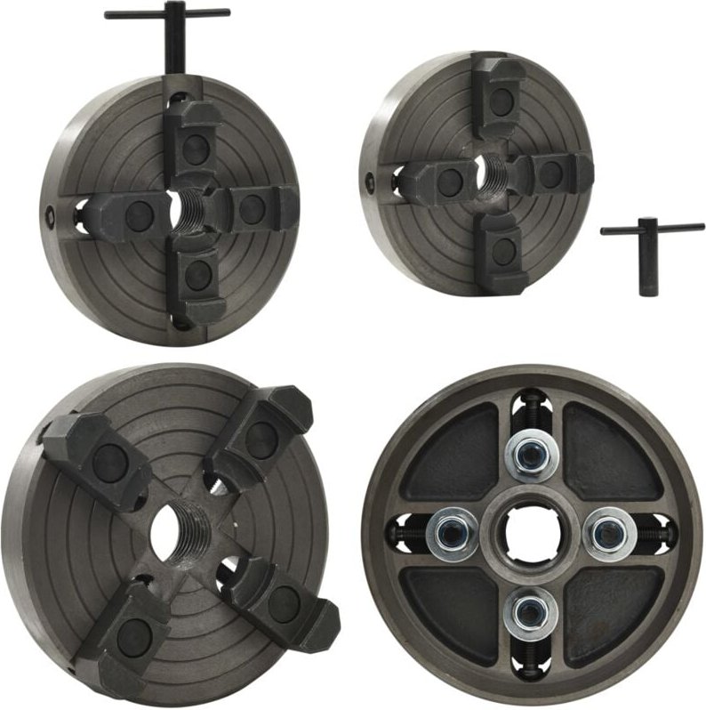 4-Backenfutter mit M33 Aufnahme Stahl 100 mm - Spannfutter - Drechselfutter - Home & Living