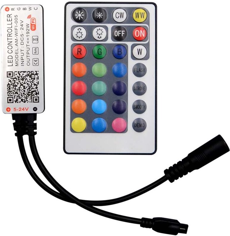 Led Strip Light Zubehör WiFi Controller Fernbedienung 28 Tasten 3IN1 + rgb