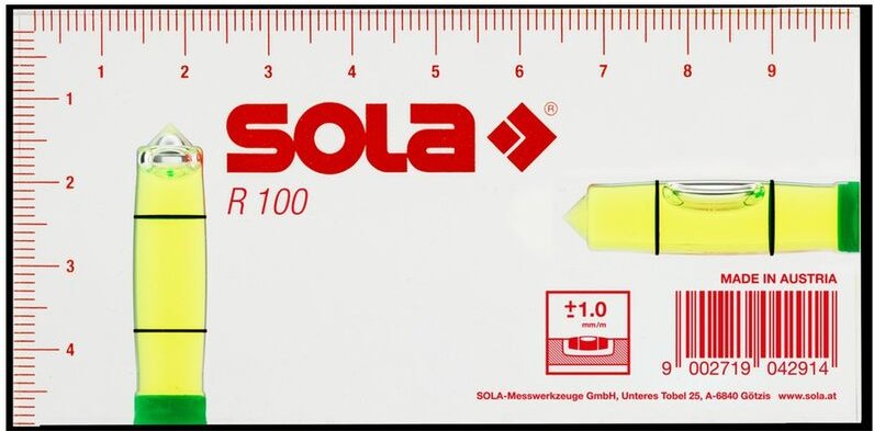 Kleinwasserwaage R100 10 cm - Sola