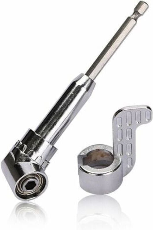 Winkelschraubendreher, rechtwinklig, 105 Grad, 1/4 Zoll Sechskantschaft für Bohrmaschine