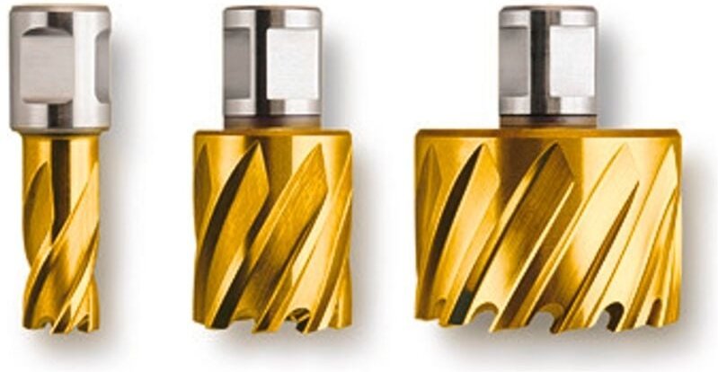 Fein - hss dura 50 kernbohrer mit 3/4 in weldon-aufnahme, TiN Beschichtung, Gold