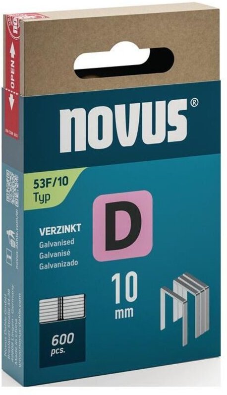 Steinel Novus Flachdrahtklammern Typ 53 f 10mm - 042-0790