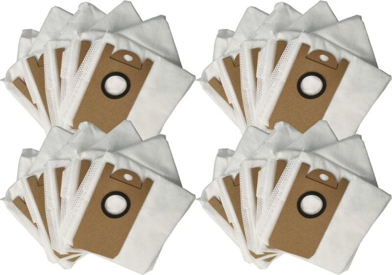 20x Staubbeutel kompatibel mit Honiture Q6 Saugroboter - Beutel für die Absaugstation - Vhbw