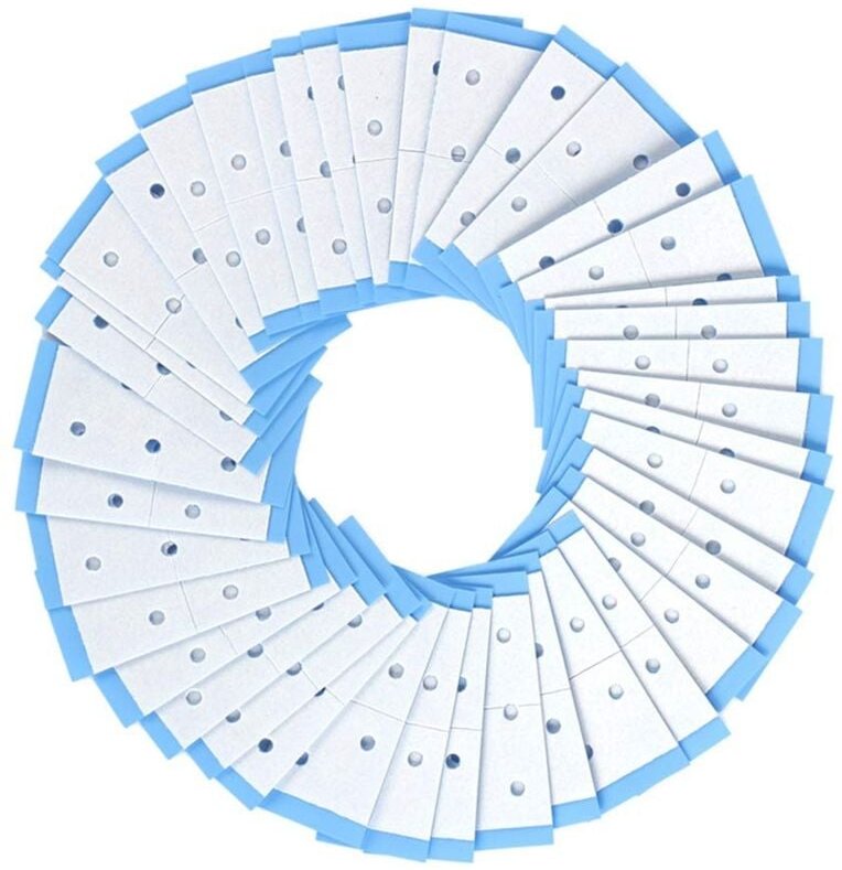 36 Streifen Doppelseitiges Klebeband mit FüNf Kleinen Atmungsaktiven LöChern für PerüCke, Toupet, Haar Teil