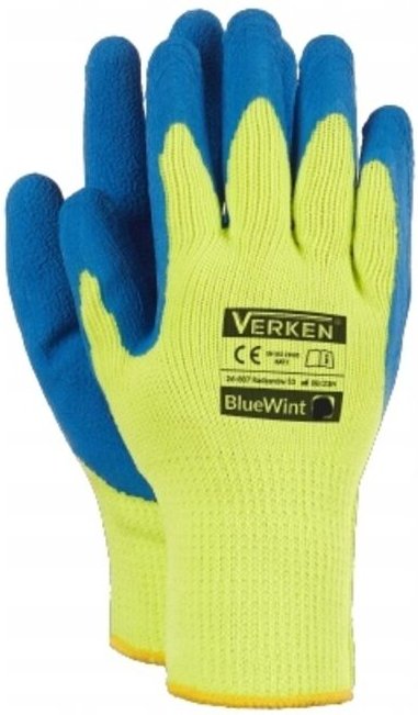 Blaue Arbeitshandschuhe Wint 10
