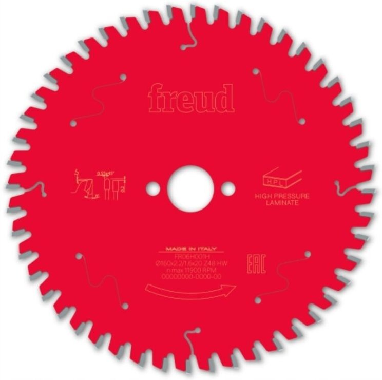 FREUD HM Tauchsäge 160x20x48Z HPL/ALU
