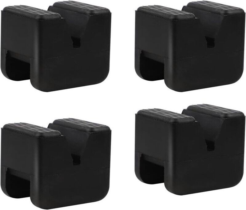 Stück Gummipads für Wagenheber, 60 × 50 × 44 mm, für Rangierwagenheber, universelle Gummipads für Pkw/SUVs, robust und p...