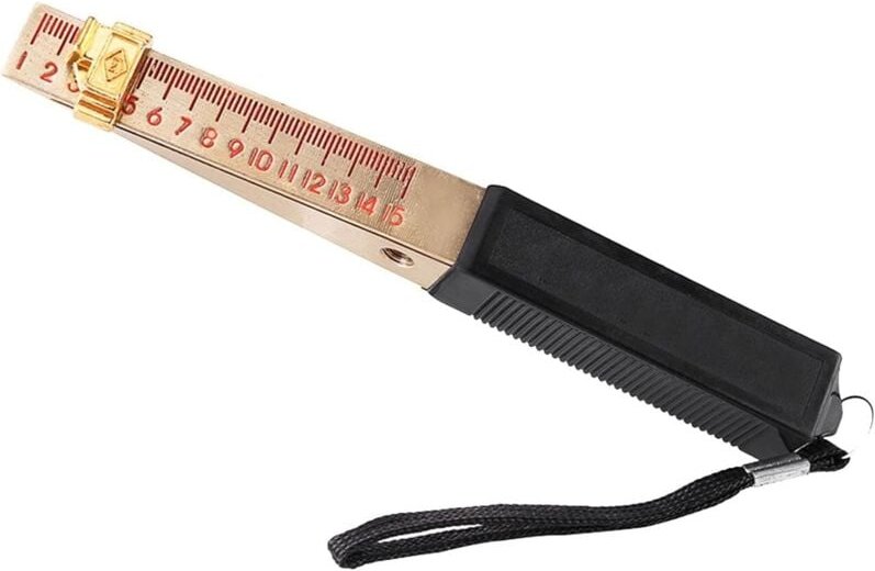 1 Stück 0,2/0,5 mm Attraktives Nonius-Dickenmessgerät Inspektions-Ebenheitsmesswerkzeug für die Haustechnik