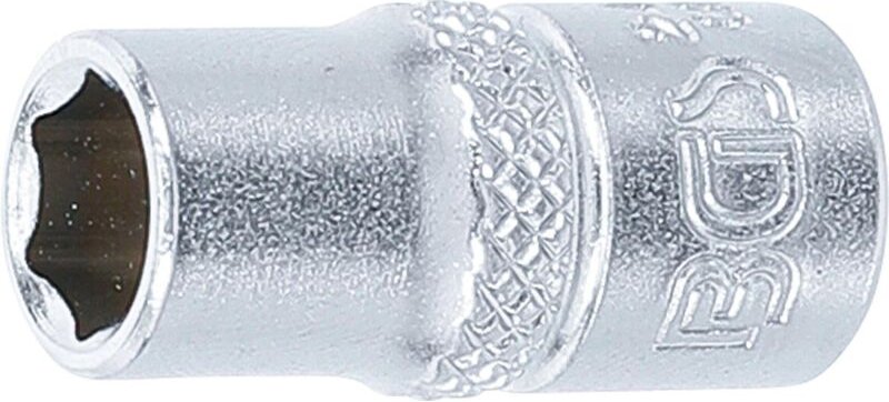 Steckschlüssel-Einsatz Sechskant Antrieb Innenvierkant 6,3 mm (1/4') sw 7 mm