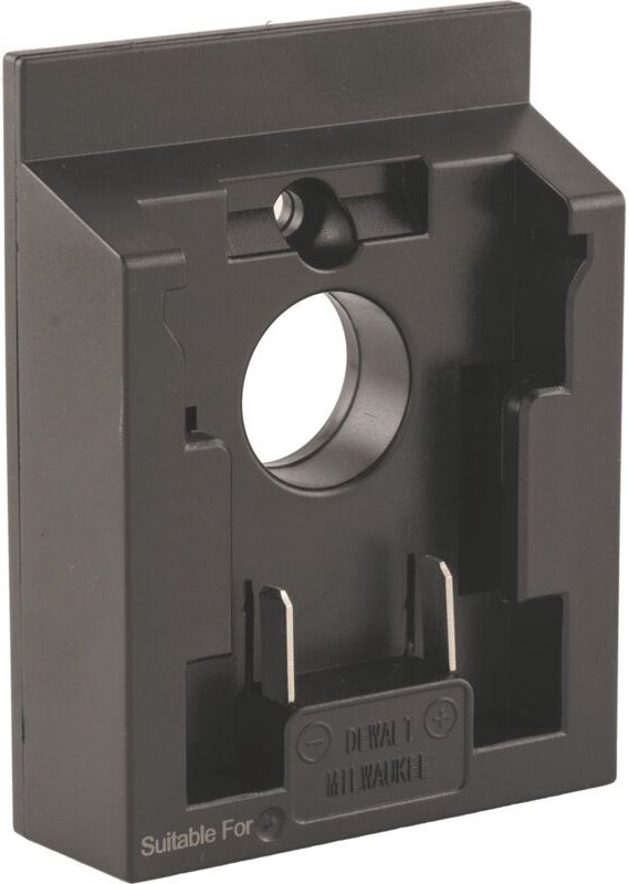 Adapter - Akkuadapter passend zu 20W Led Baustrahler für Dewalt und Milwaukee 18V Akkus - Led's Work