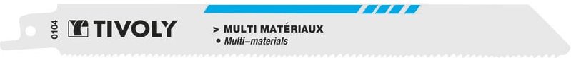 Thumbnail - 2 Stichsägeblätter • Gerader Schnitt • Schneller Schnitt • Universalaufsatz • Zum Schneiden mehrerer Materialien - Tivol...