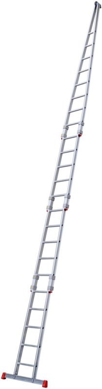 Siedra Glasreinigerleiter 157 mit 18 Sprossen - 8x Sprossen Oberteil 5x Sprossen Mittelteil und 5x Sprossen Unterteil