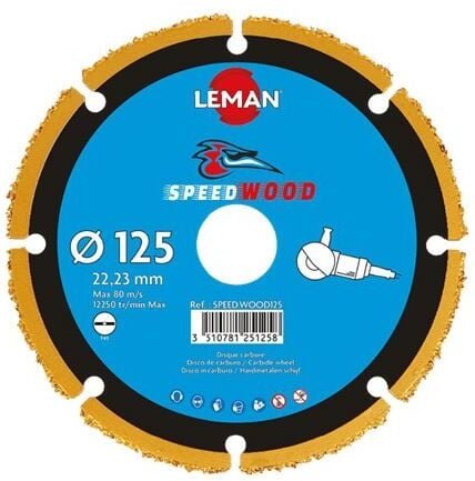 SPEEDWOOD125 Hartmetallscheibe - Durchmesser: 125 mm