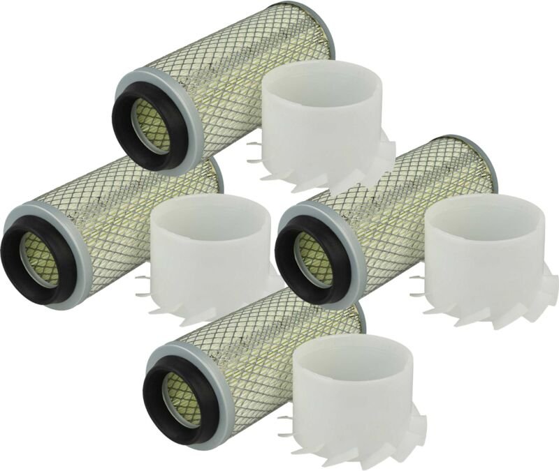 4x Luftfilter kompatibel mit hanix h 22 b mitsubishi l 3 e Ser. H2200201gt, n 06 Bagger - Äußerer Motorfilter - Vhbw
