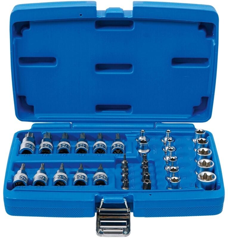 Bgs Technic - Bit- und Steckschlüsseleinsatz-Satz 10 mm (3/8') T-Profil (für Torx) 34-tlg.