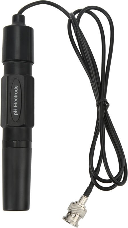Labor-pH-Elektrode PH 201H, hohe Präzision ±0,01 pH, 2 m BNC-Sensor für Wassertests, kompatibel mit Schwimmbad, Aquarium...