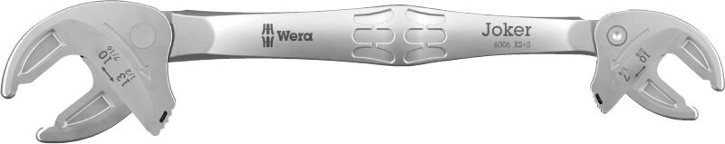 6006 Joker xs/s Selbstjustierender Doppelmaulschlüssel, 7-10 mm x 1/4-3/8' - Wera