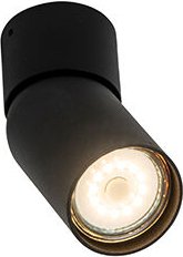 Moderner Aufbaustrahler schwarz GU10 50mm - Falo