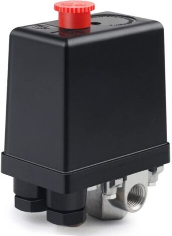 Automatischer Druckschalter für Luftkompressoren, Kompressor-Steuerventil zur schnellen Druckreduzierung (4 Löcher)