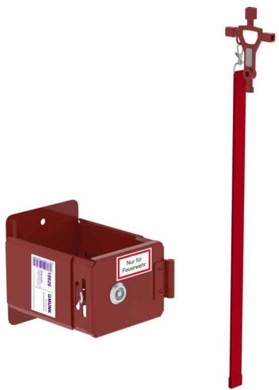 MUNK Leiterhalter pulverbeschichtet RAL 3000 Master Key