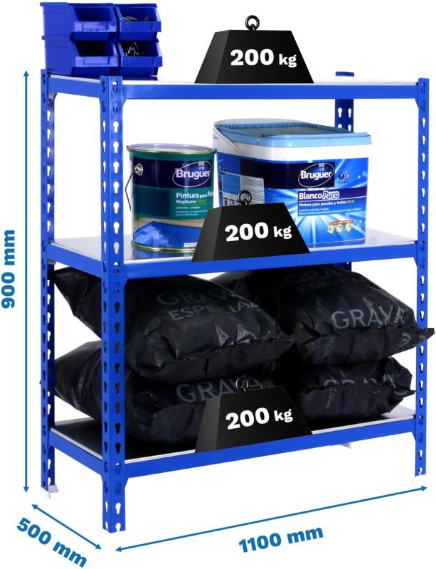 Simonrack Simonclick Superplus 3 500 Blau feuerverzinkt